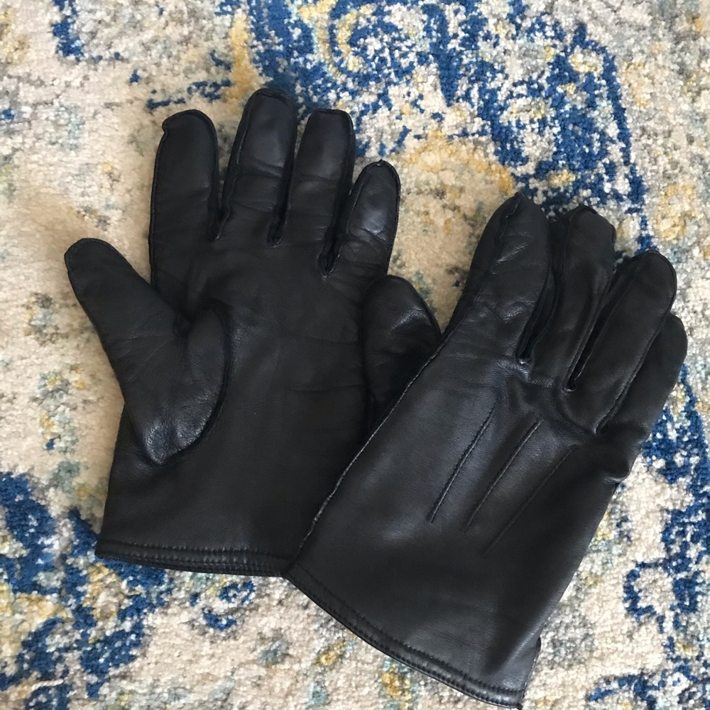 Jcrew leather gloves